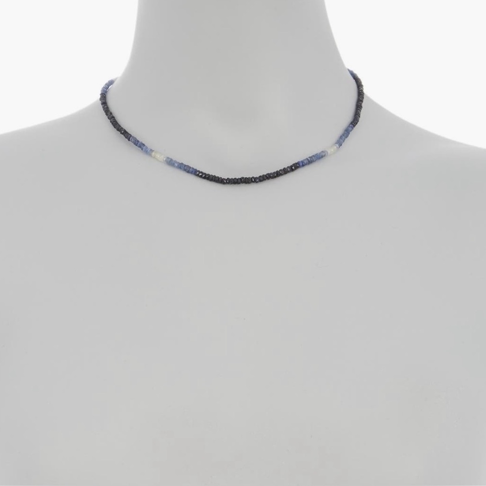 Adornia Fine Ombré Blue Sapphire Necklace